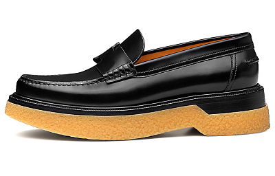 HERMES Dublin Casual Shoes Women's Black