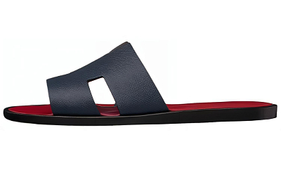 HERMES Izmir Slide Slippers Men's Blue Red