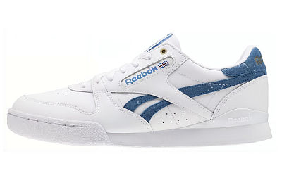 Reebok Phase 1 Pro Low top Skateboard Shoes Men's White Blue