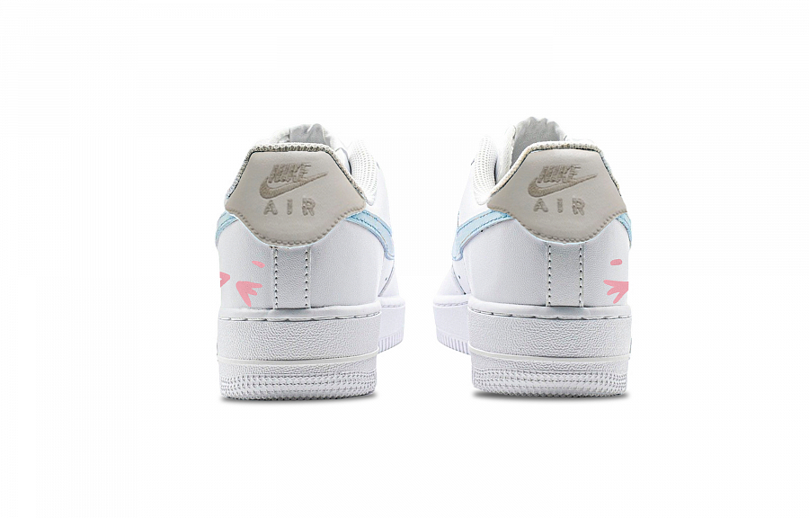 Nike Air Force 1 Sea Salt Blue Abrasion Resistant Low top Skateboard Shoes Unisex White Blue купить в интернет-магазине Yoocart с быстрой доставкой по России.