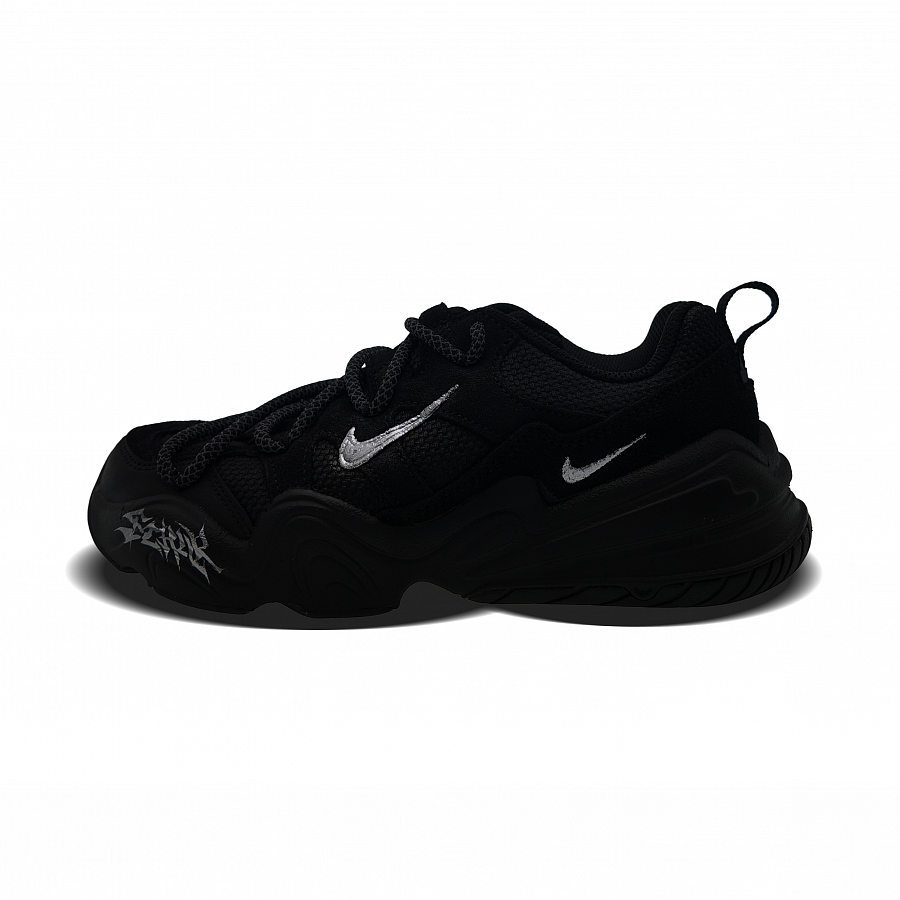Nike Tech Hera Abrasion Resistant Low top Casual Shoes Unisex Black Silver купить в интернет-магазине Yoocart с быстрой доставкой по России.