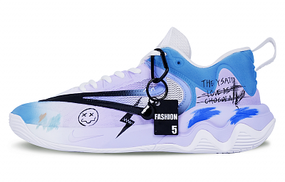 Nike Giannis Immortality Basketball Shoes Men's Low top Blue/Purple/White/Black