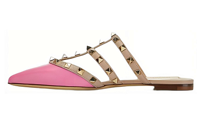 Valentino Rockstud Stylish Sandal Women's Pink