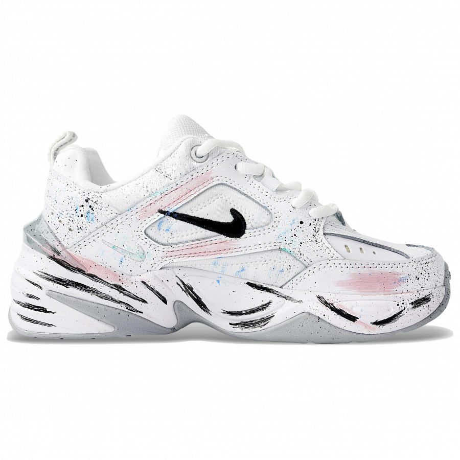 Nike M2K Tekno Lightweight Low Top Chunky Sneakers Unisex Red White купить в интернет-магазине Yoocart с быстрой доставкой по России.