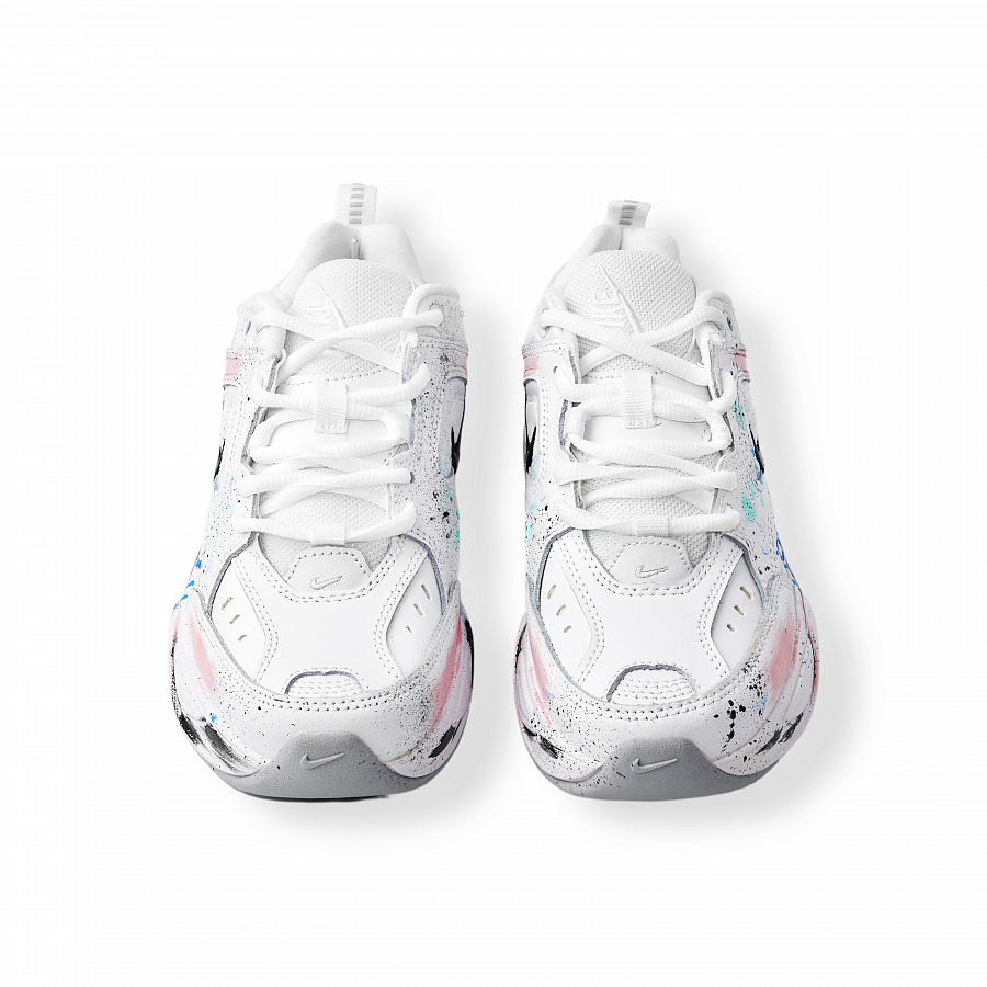 Nike M2K Tekno Lightweight Low Top Chunky Sneakers Unisex Red White купить в интернет-магазине Yoocart с быстрой доставкой по России.