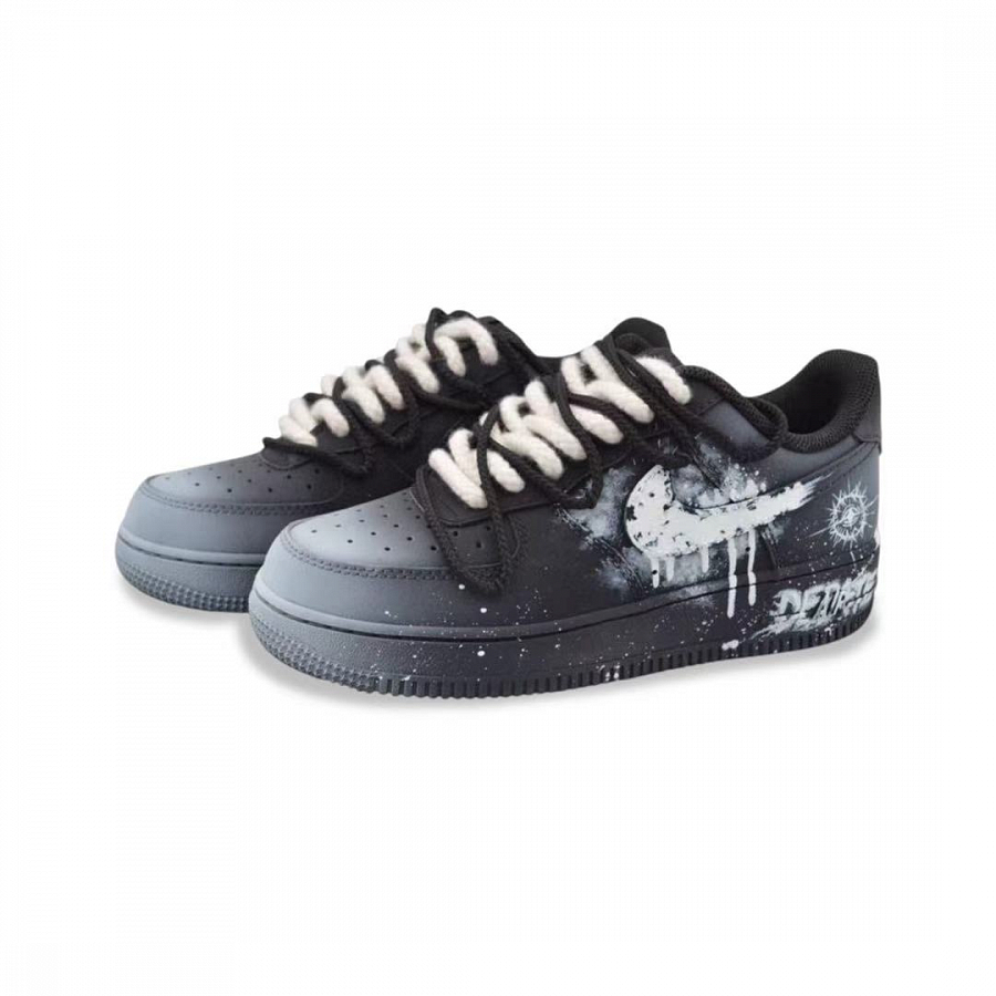 Nike Air Force 1 Black And White Drying Low top Skateboard Shoes Unisex купить в интернет-магазине Yoocart с быстрой доставкой по России.