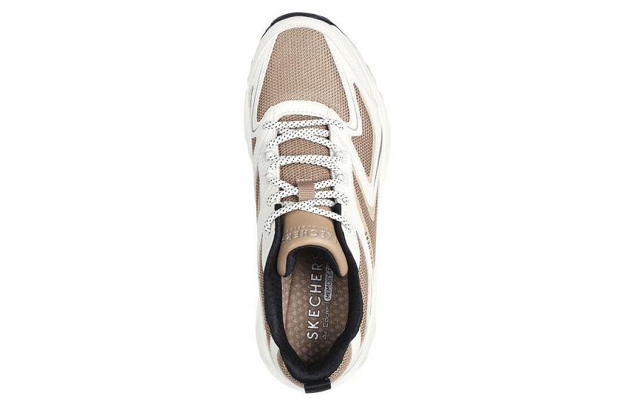 Skechers Tres Air Uno Breathable Low top Casual Shoes Women's White Tan купить в интернет-магазине Yoocart с быстрой доставкой по России.