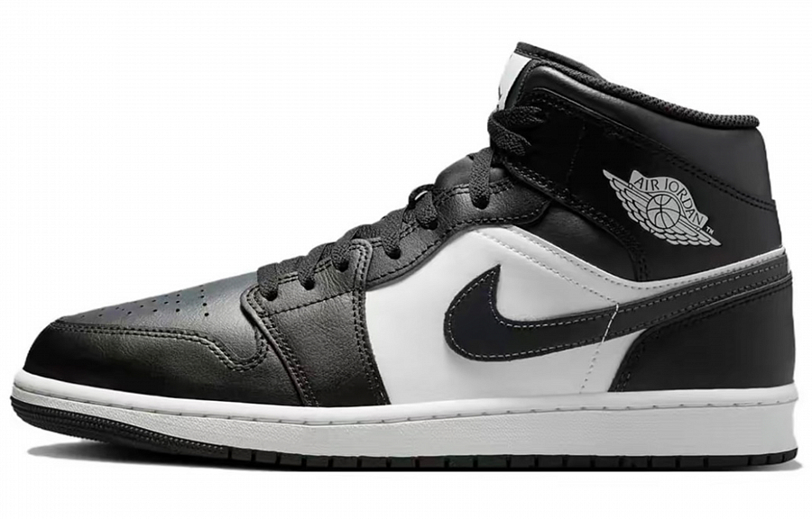 Jordan Air Jordan 1 Solitude Gray Abrasion Resistant Mid top Vintage Basketball Shoes Unisex Black Gray купить в интернет-магазине Yoocart с быстрой доставкой по России.
