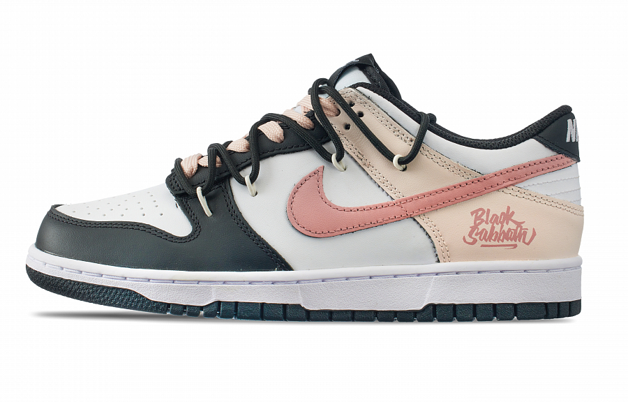 Nike Dunk White Peach Summer Low-Top Skateboard Shoes Women's Black Pink купить в интернет-магазине Yoocart с быстрой доставкой по России.
