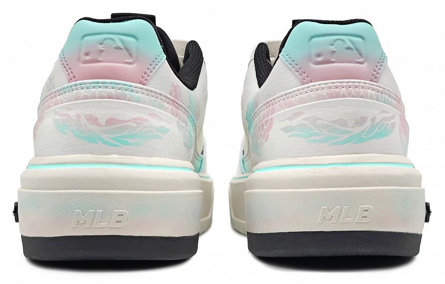 MLB Chunky Liner Low-Top Skateboard Shoes Unisex White Cyan купить в интернет-магазине Yoocart с быстрой доставкой по России.