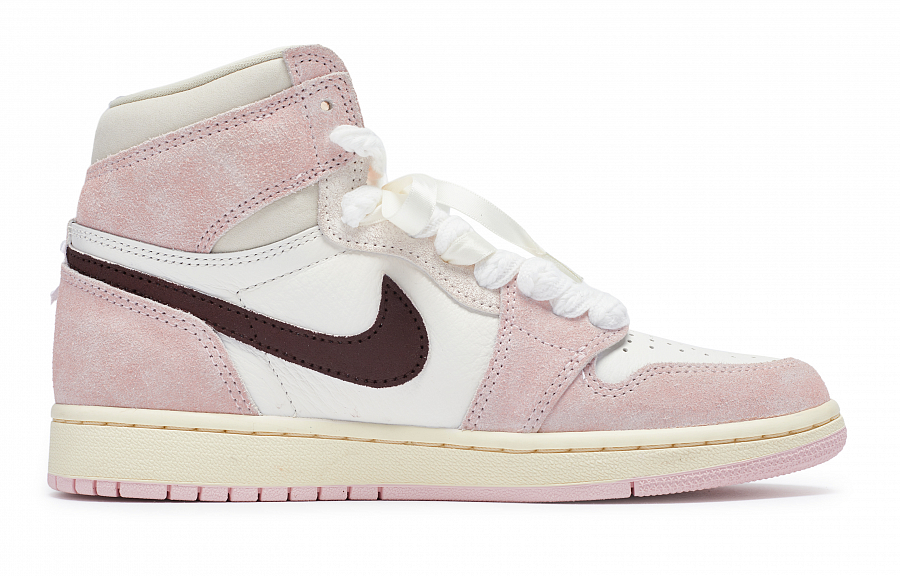 Jordan Air Jordan 1 811 Manufacture Skirt Hem Waltz Canvas Bag Low-Top Vintage Basketball Shoes Women's Pink White купить в интернет-магазине Yoocart с быстрой доставкой по России.