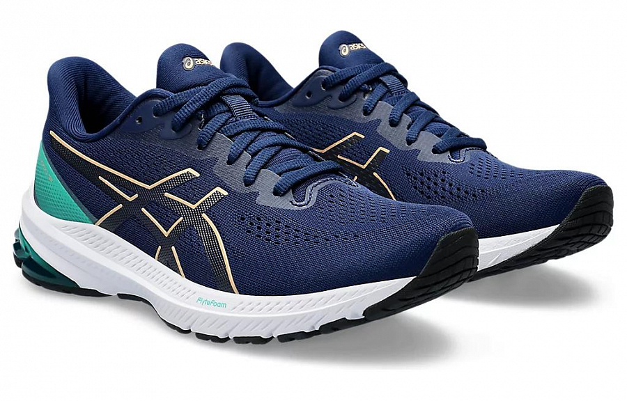 ASICS GT 1000 12 Blue Expanse Champagne Women's купить в интернет-магазине Yoocart с быстрой доставкой по России.
