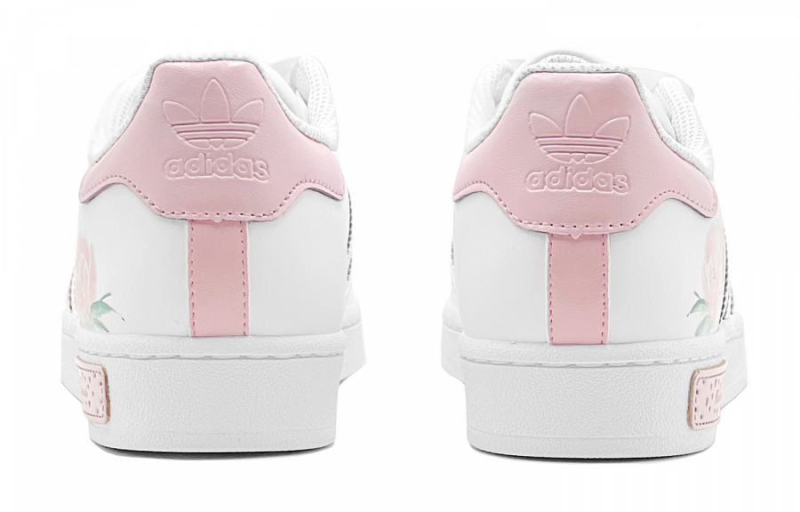 Adidas Originals SUPERSTAR Anti-Slip Wear-Resistant Low-Top Skateboard Shoes Unisex Pink White купить в интернет-магазине Yoocart с быстрой доставкой по России.