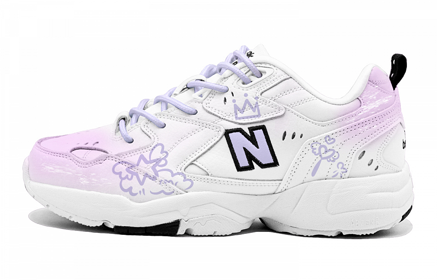New Balance NB 608 V1 Purple Charm Star Love Low top Training Shoes Women's Violet купить в интернет-магазине Yoocart с быстрой доставкой по России.