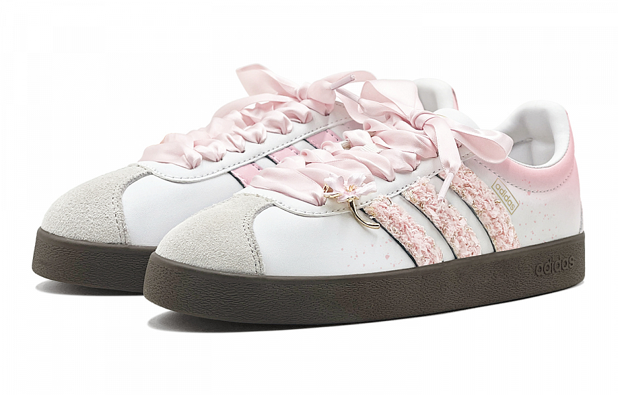 Adidas Vl Court Classic Skateboard Shoes Unisex Low top White купить в интернет-магазине Yoocart с быстрой доставкой по России.