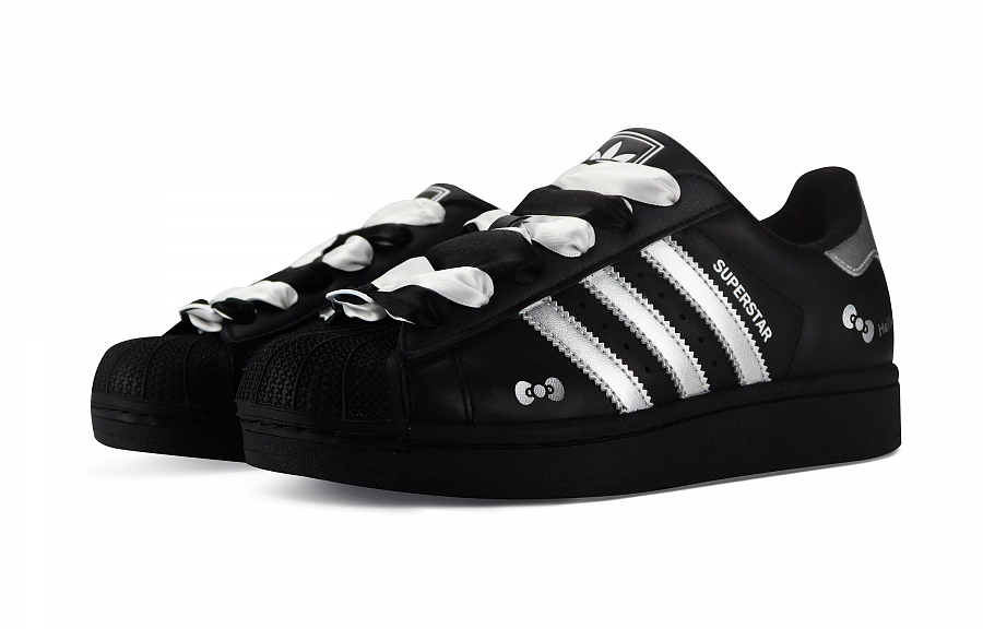 Adidas Originals Superstar 2 Abrasion Resistant Low Top Skateboard Shoes Unisex Black Silver купить в интернет-магазине Yoocart с быстрой доставкой по России.