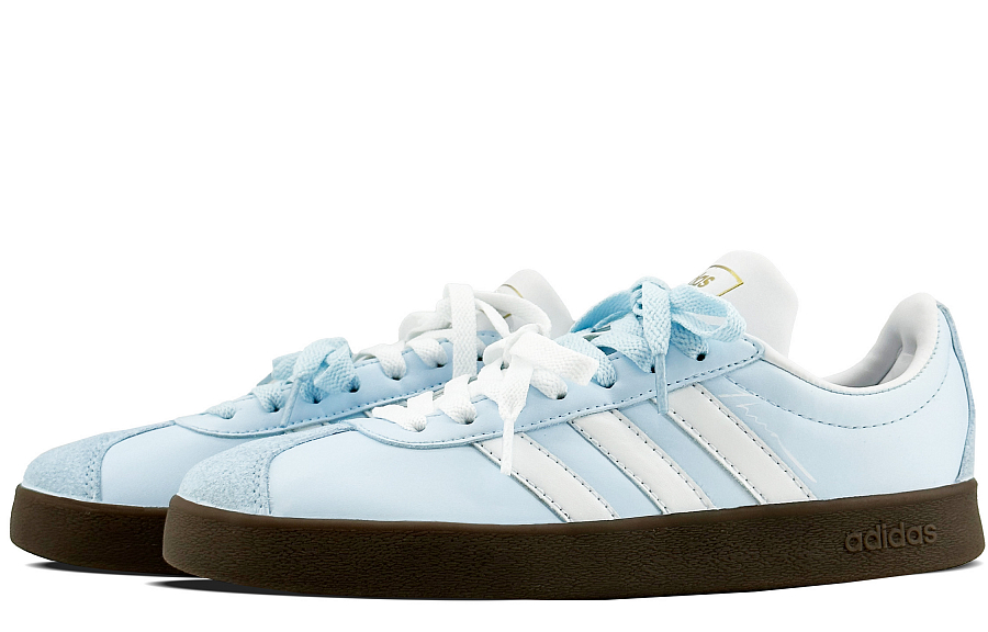 Adidas Neo Vl Court Anti-Slip Wear-Resistant Low-Top Skateboard Shoes Unisex Glacier Blue купить в интернет-магазине Yoocart с быстрой доставкой по России.