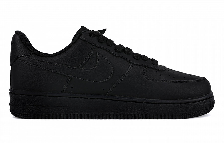 Nike Air Force 1 Wear resistant And Lightweight Low top Skateboard Shoes Unisex Black купить в интернет-магазине Yoocart с быстрой доставкой по России.