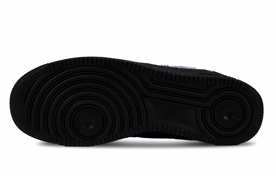 Nike Air Force 1 Wear resistant And Lightweight Low top Skateboard Shoes Unisex Black купить в интернет-магазине Yoocart с быстрой доставкой по России.