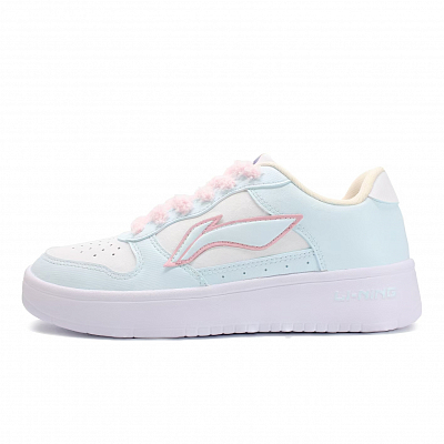 LINING Pontoon Boats Skateboard Shoes Women's Low top White/Pink
