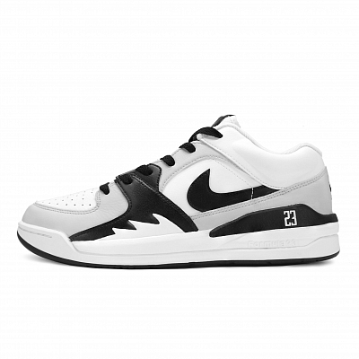 Jordan Stadium 90 Phantom Gray Express Slip Resistant Abrasion Resistant Low top Casual Shoes Men's Black White Gray