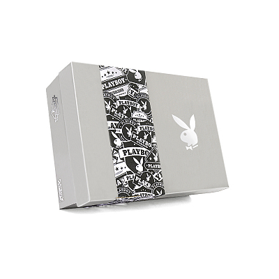 Playboy Closed Toe Slippers Men's Gift Box Set