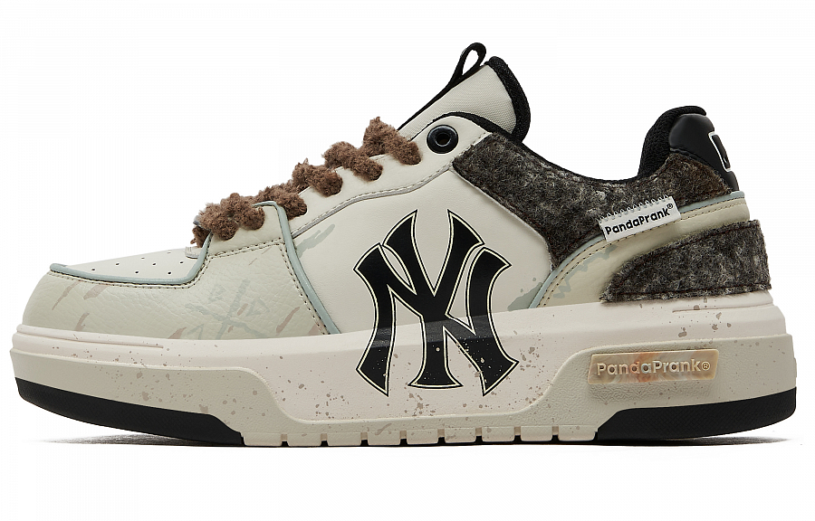 MLB New York Yankees Anti-Slip Wear-Resistant Low-Top Skateboard Shoes Unisex Black White Brown купить в интернет-магазине Yoocart с быстрой доставкой по России.