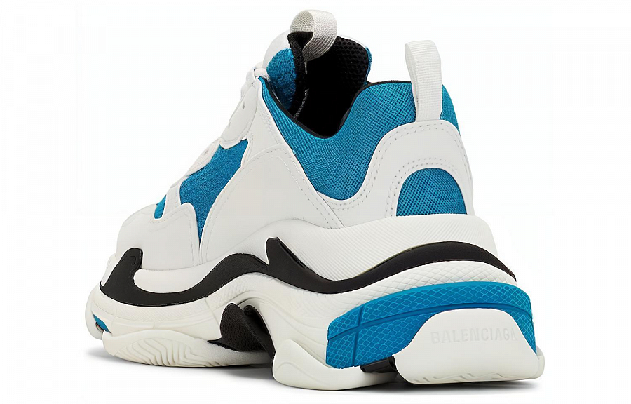 Balenciaga Triple S Sneakers 'White Carib Blue' купить в интернет-магазине Yoocart с быстрой доставкой по России.