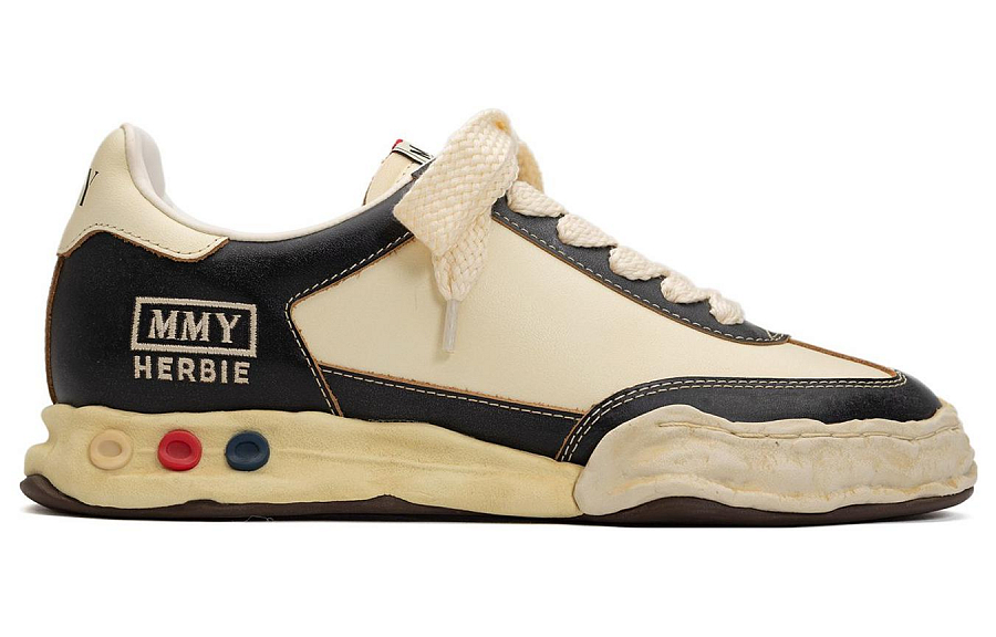 Maison MIHARA YASUHIRO Herbie Og Sole Leather Sneakers купить в интернет-магазине Yoocart с быстрой доставкой по России.