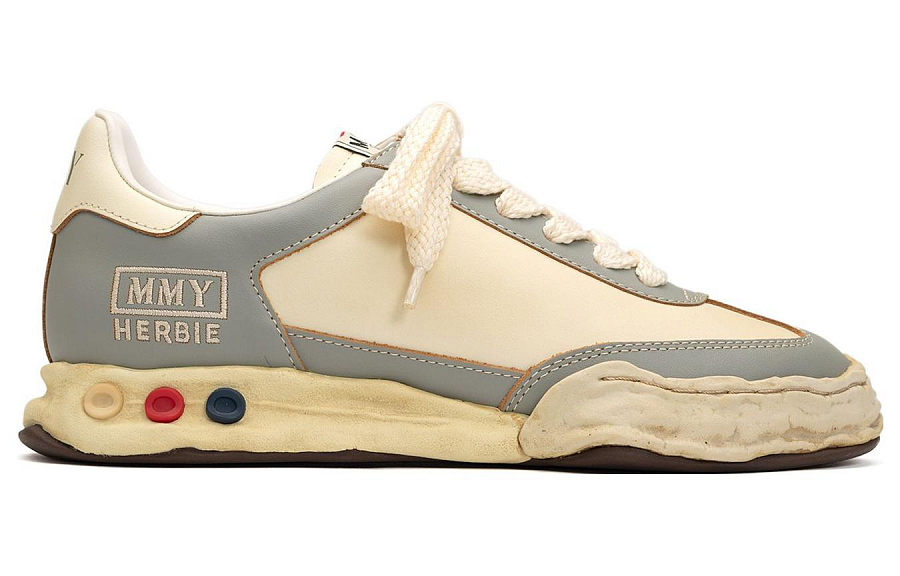 Maison MIHARA YASUHIRO Herbie Og Sole Leather Sneakers купить в интернет-магазине Yoocart с быстрой доставкой по России.