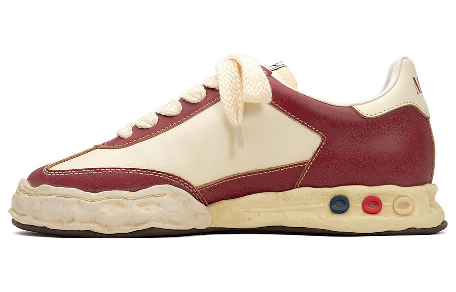 Maison MIHARA YASUHIRO Herbie Og Sole Leather Sneakers купить в интернет-магазине Yoocart с быстрой доставкой по России.