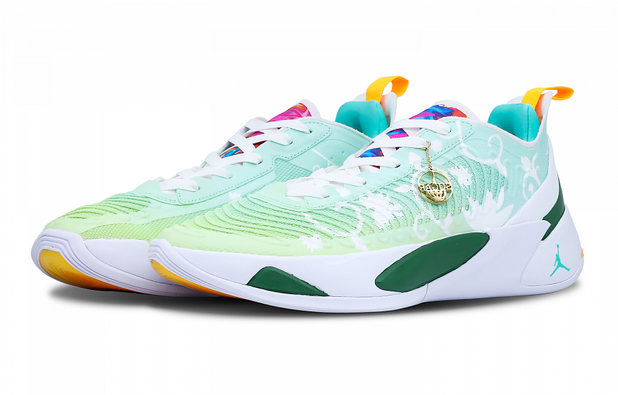 Jordan Luka 1 Doncic 1 PF Shock Absorbers Slip Resistant Abrasion Resistant Low top Basketball Shoes Men's Green купить в интернет-магазине Yoocart с быстрой доставкой по России.