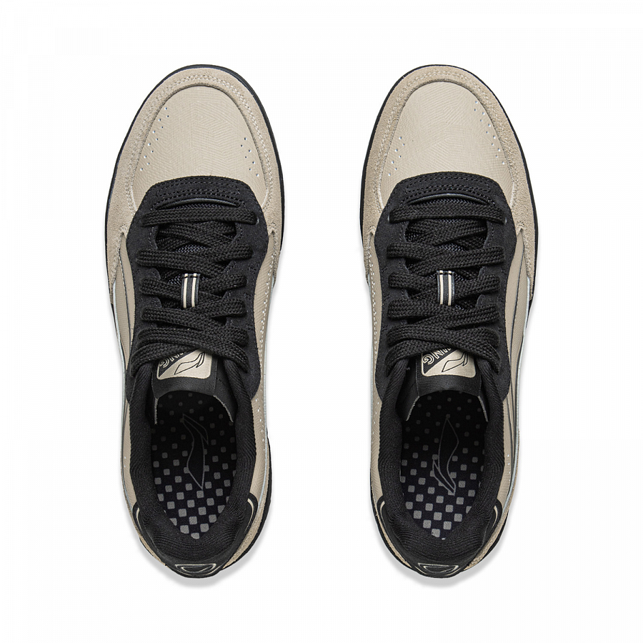 LiNing Moon Glaze Slip Resistant, Abrasion Resistant, Breathable Low top Skateboard Shoes Men's Muted Grass Black купить в интернет-магазине Yoocart с быстрой доставкой по России.