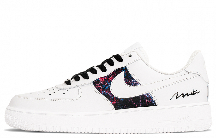 Nike Air Force 1 Abrasion Resistant Low top Skateboard Shoes Men's White Black купить в интернет-магазине Yoocart с быстрой доставкой по России.