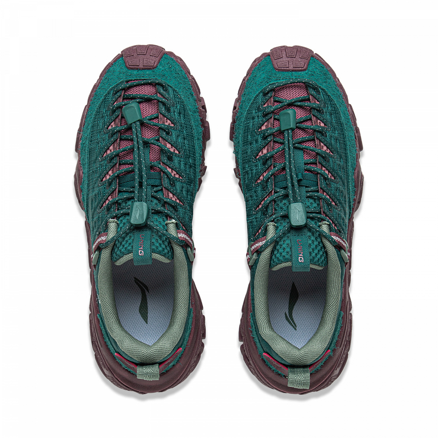 LiNing Dunes Cushioning, Slip Resistant, Abrasion Resistant Support Low top Casual Shoes Women's Ink Green купить в интернет-магазине Yoocart с быстрой доставкой по России.