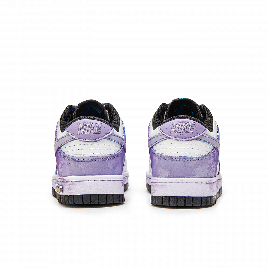 Nike Dunk Zhuang Zhou Recalls Butterfly Wear resistant And Lightweight Low top Skateboard Shoes Unisex Purple White купить в интернет-магазине Yoocart с быстрой доставкой по России.