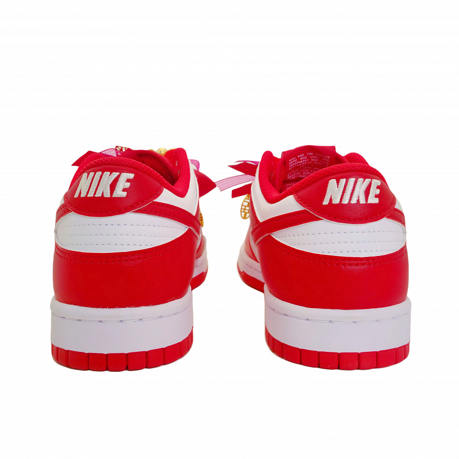 Nike Dunk Full Of Joy And Happiness Wear resistant And Lightweight Low top Skateboard Shoes Unisex Red White купить в интернет-магазине Yoocart с быстрой доставкой по России.