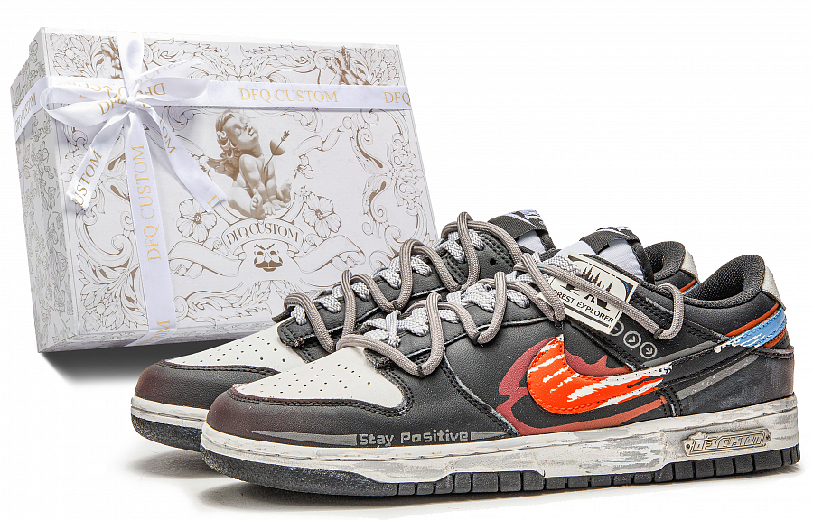 Nike Dunk Skateboard Shoes Unisex Low top Black/Orange купить в интернет-магазине Yoocart с быстрой доставкой по России.