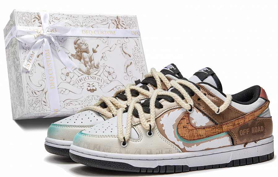 Nike Dunk Box, Crazy Desert Cushioning Quick Dry Abrasion Resistant Balance Low top Skateboard Shoes Unisex купить в интернет-магазине Yoocart с быстрой доставкой по России.