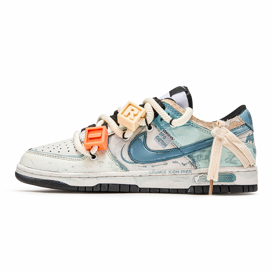 Nike Dunk Blue Building Blocks Cushioning Quick Dry Abrasion Resistant Balance Low top Skateboard Shoes Unisex купить в интернет-магазине Yoocart с быстрой доставкой по России.