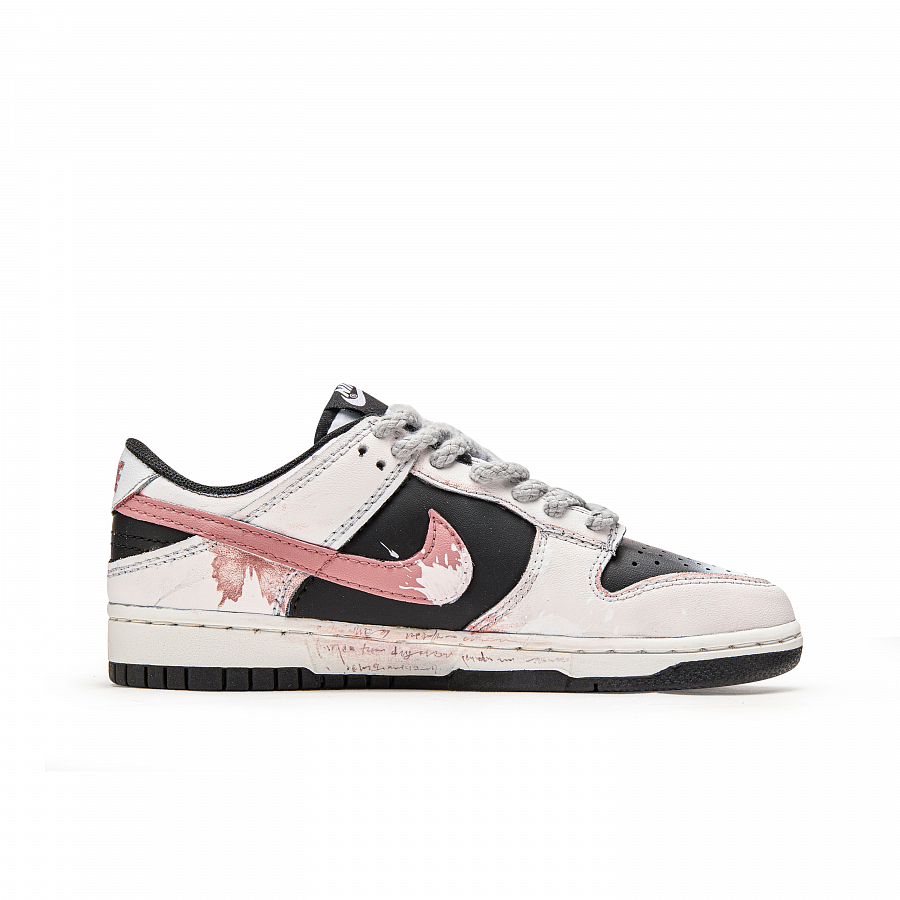 Nike Dunk Little Butterfly Abrasion Resistant Low top Skateboard Shoes Unisex Black Pink купить в интернет-магазине Yoocart с быстрой доставкой по России.