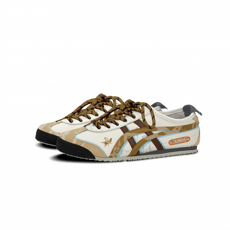 Onitsuka Tiger MEXICO 66 Low top Casual Shoes Unisex Brown Blue купить в интернет-магазине Yoocart с быстрой доставкой по России.