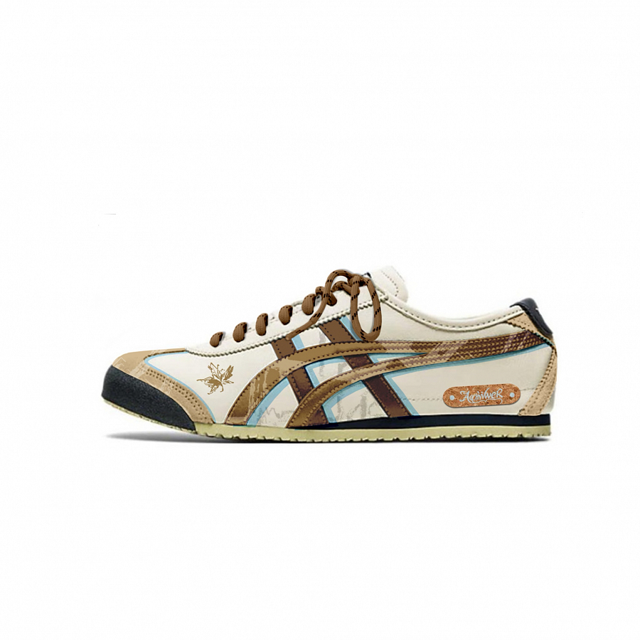 Onitsuka Tiger MEXICO 66 Low top Casual Shoes Unisex Brown Blue купить в интернет-магазине Yoocart с быстрой доставкой по России.