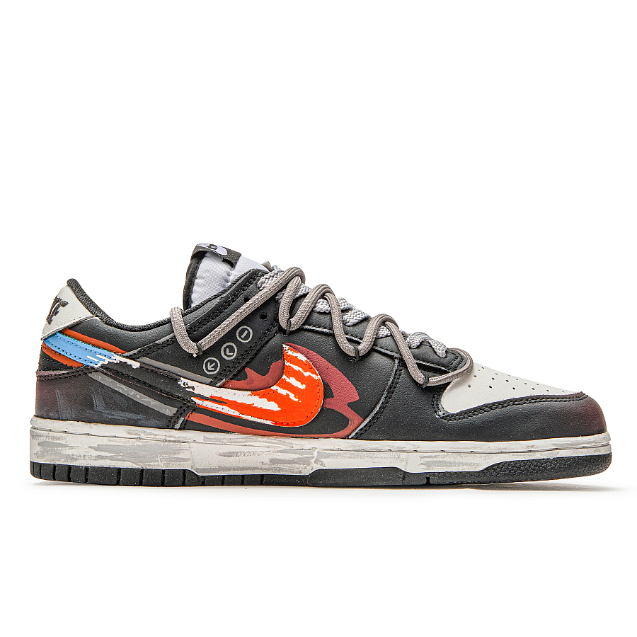 Nike Dunk Orange Road Cushioning Quick Dry Abrasion Resistant Balance Low top Skateboard Shoes Unisex Black Gray купить в интернет-магазине Yoocart с быстрой доставкой по России.