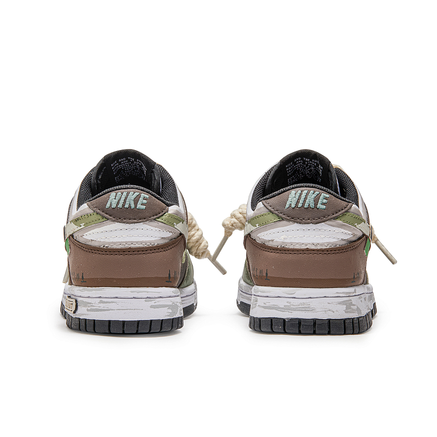 Nike Dunk Jungle Adventure Quick Dry, Abrasion Resistant, And Balanced Low top Skateboard Shoes Men's Black Green купить в интернет-магазине Yoocart с быстрой доставкой по России.