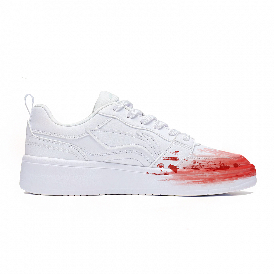 LiNing Acer Truncatum Coverage Abrasion Resistant Height Increasing Low top Skateboard Shoes Women's Red White купить в интернет-магазине Yoocart с быстрой доставкой по России.