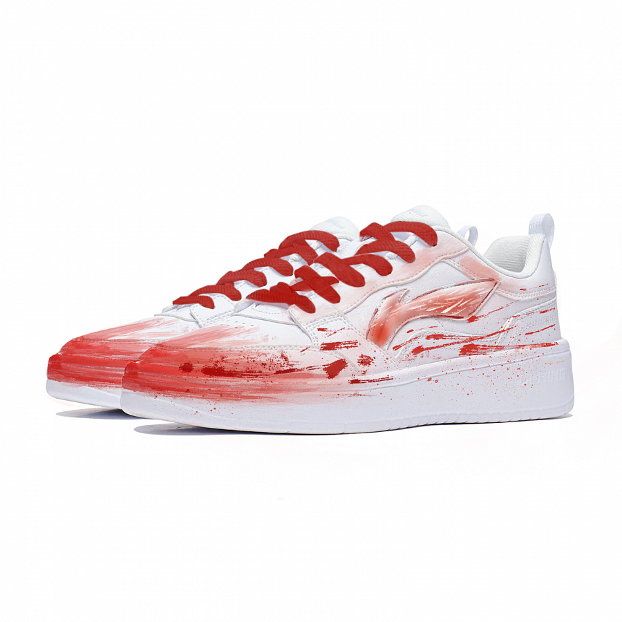 LiNing Acer Truncatum Coverage Abrasion Resistant Height Increasing Low top Skateboard Shoes Women's Red White купить в интернет-магазине Yoocart с быстрой доставкой по России.