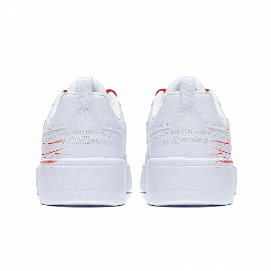 LiNing Acer Truncatum Coverage Abrasion Resistant Height Increasing Low top Skateboard Shoes Women's Red White купить в интернет-магазине Yoocart с быстрой доставкой по России.