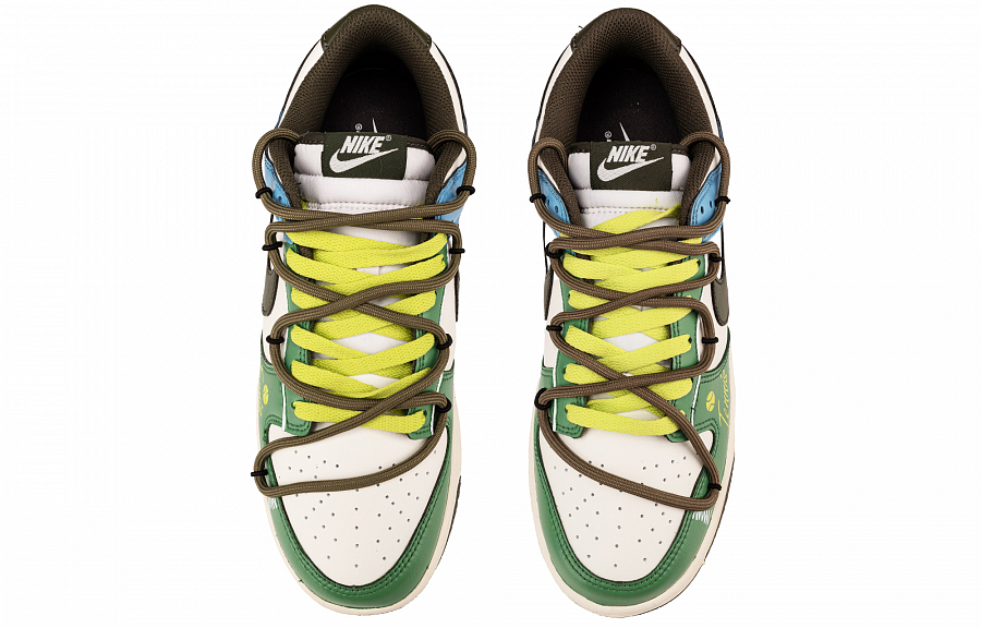 Nike Dunk Abrasion Resistant Low top Skateboard Shoes Unisex Blue Green купить в интернет-магазине Yoocart с быстрой доставкой по России.