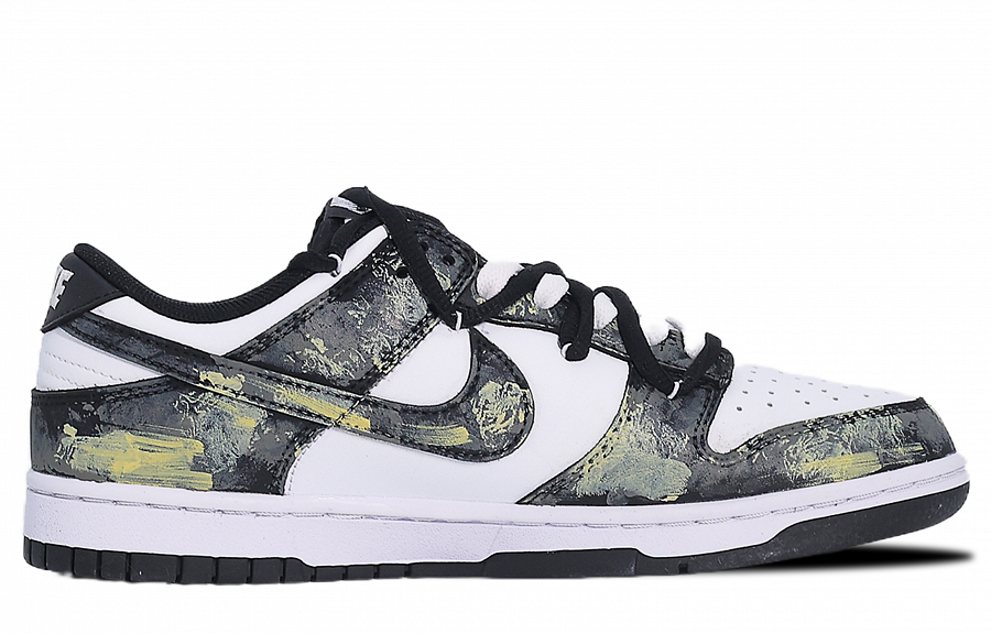 Nike Dunk Abrasion Resistant Low top Skateboard Shoes Unisex Black Gold купить в интернет-магазине Yoocart с быстрой доставкой по России.